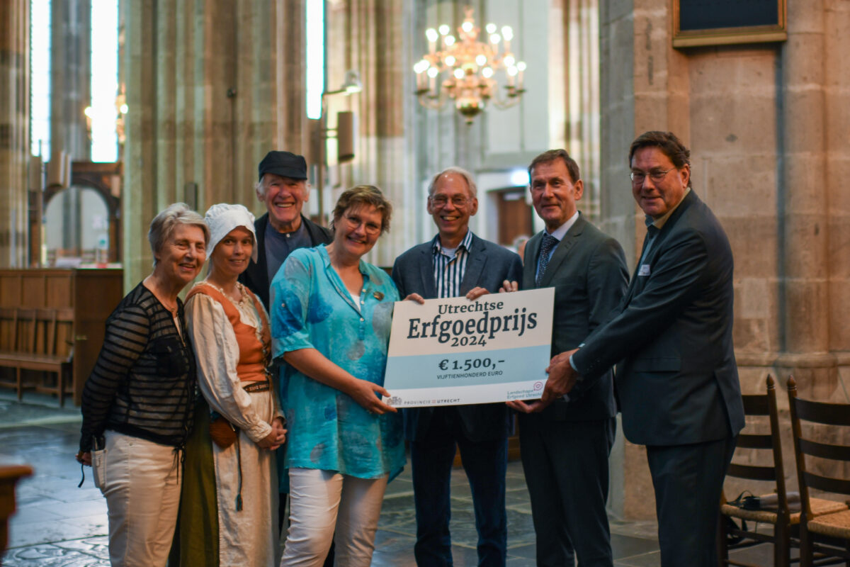 Stichting Levende Historie Amersfoort wint Utrechtse Erfgoedprijs 2024